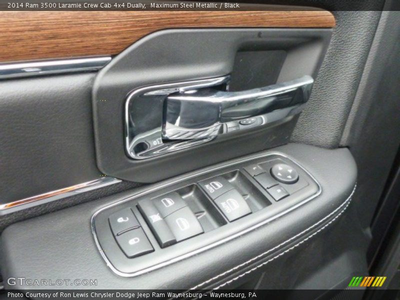 Maximum Steel Metallic / Black 2014 Ram 3500 Laramie Crew Cab 4x4 Dually