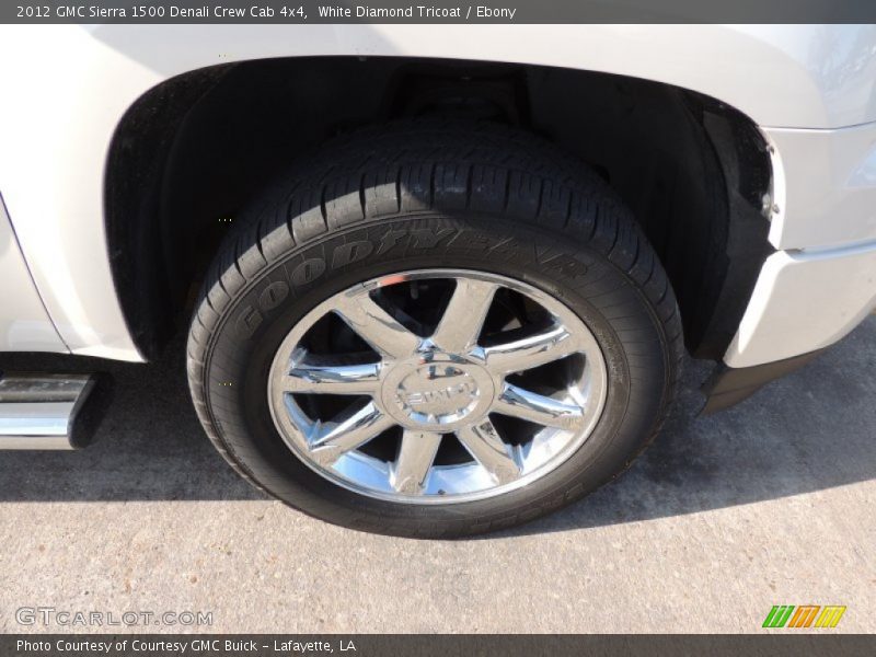 White Diamond Tricoat / Ebony 2012 GMC Sierra 1500 Denali Crew Cab 4x4