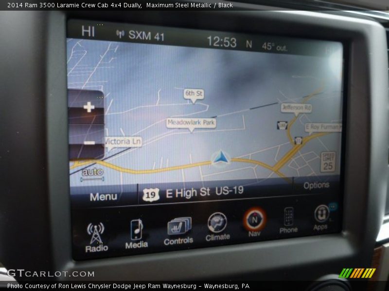 Maximum Steel Metallic / Black 2014 Ram 3500 Laramie Crew Cab 4x4 Dually