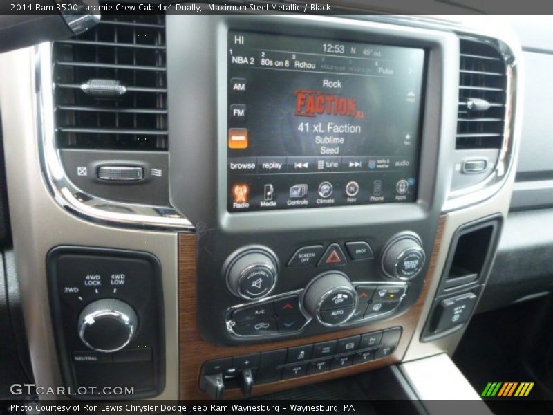Maximum Steel Metallic / Black 2014 Ram 3500 Laramie Crew Cab 4x4 Dually