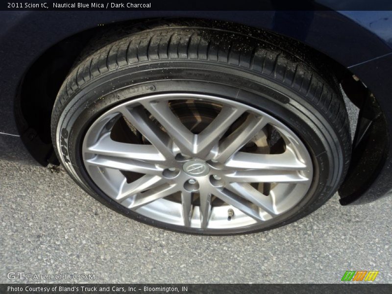 Nautical Blue Mica / Dark Charcoal 2011 Scion tC