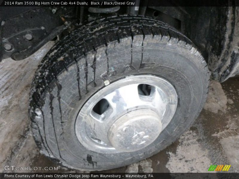 Black / Black/Diesel Gray 2014 Ram 3500 Big Horn Crew Cab 4x4 Dually