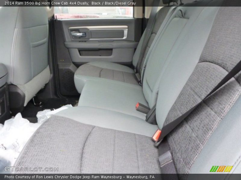 Black / Black/Diesel Gray 2014 Ram 3500 Big Horn Crew Cab 4x4 Dually