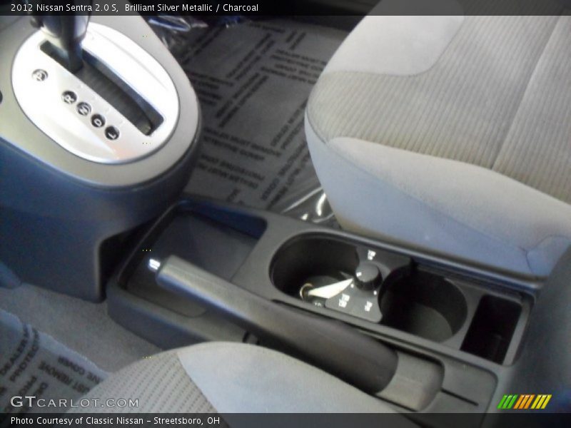 Brilliant Silver Metallic / Charcoal 2012 Nissan Sentra 2.0 S