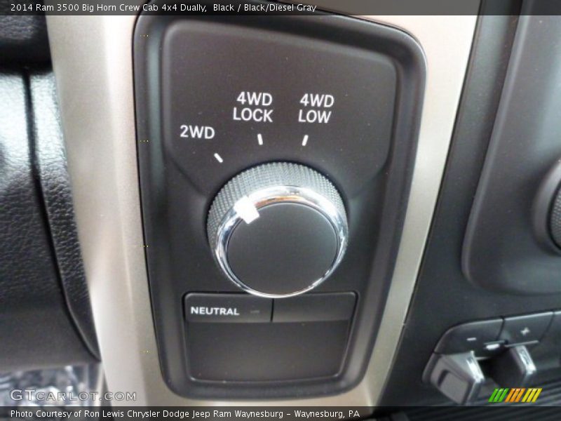 Black / Black/Diesel Gray 2014 Ram 3500 Big Horn Crew Cab 4x4 Dually