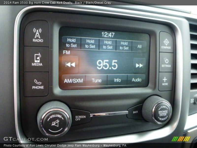 Black / Black/Diesel Gray 2014 Ram 3500 Big Horn Crew Cab 4x4 Dually