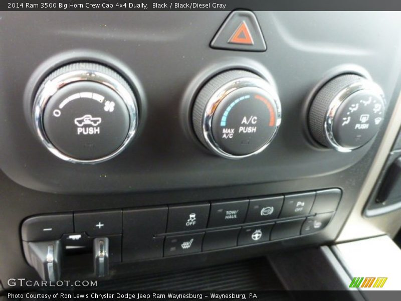 Black / Black/Diesel Gray 2014 Ram 3500 Big Horn Crew Cab 4x4 Dually