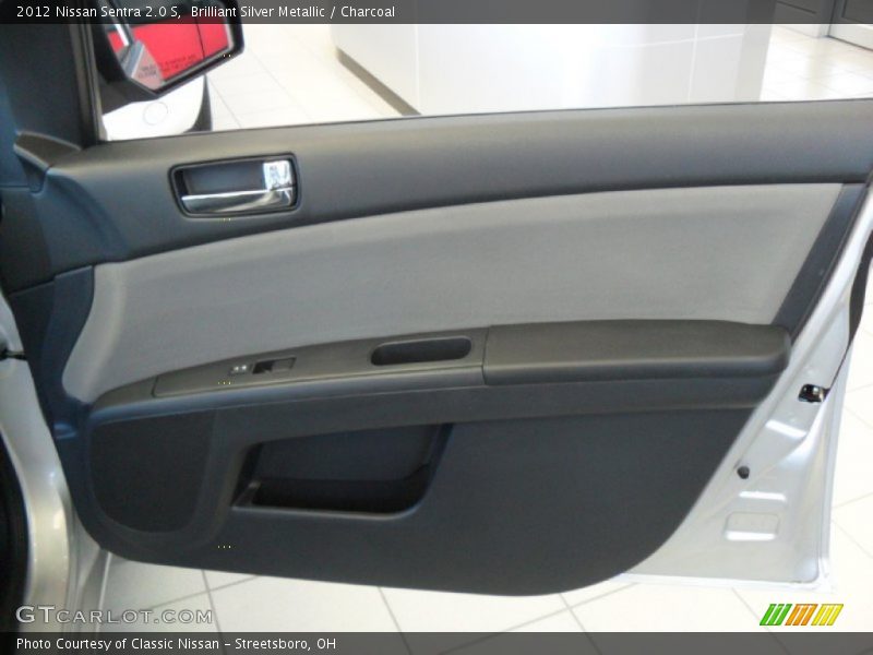 Brilliant Silver Metallic / Charcoal 2012 Nissan Sentra 2.0 S
