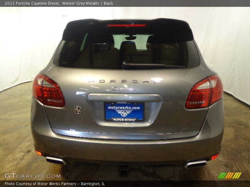 Meteor Grey Metallic / Black 2013 Porsche Cayenne Diesel