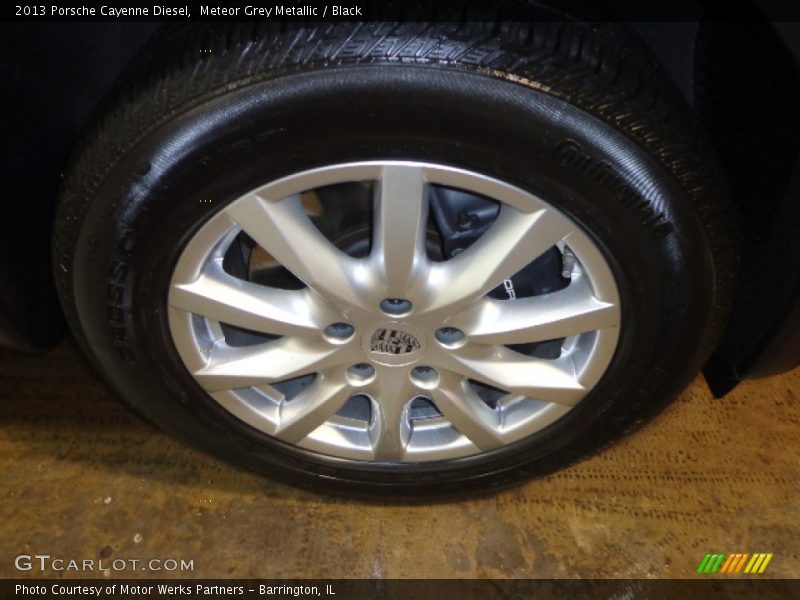 Meteor Grey Metallic / Black 2013 Porsche Cayenne Diesel