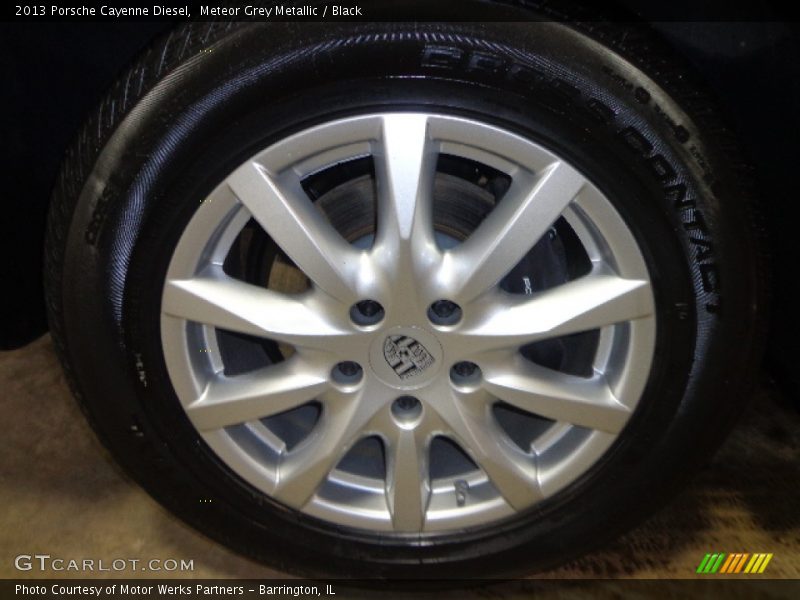 Meteor Grey Metallic / Black 2013 Porsche Cayenne Diesel