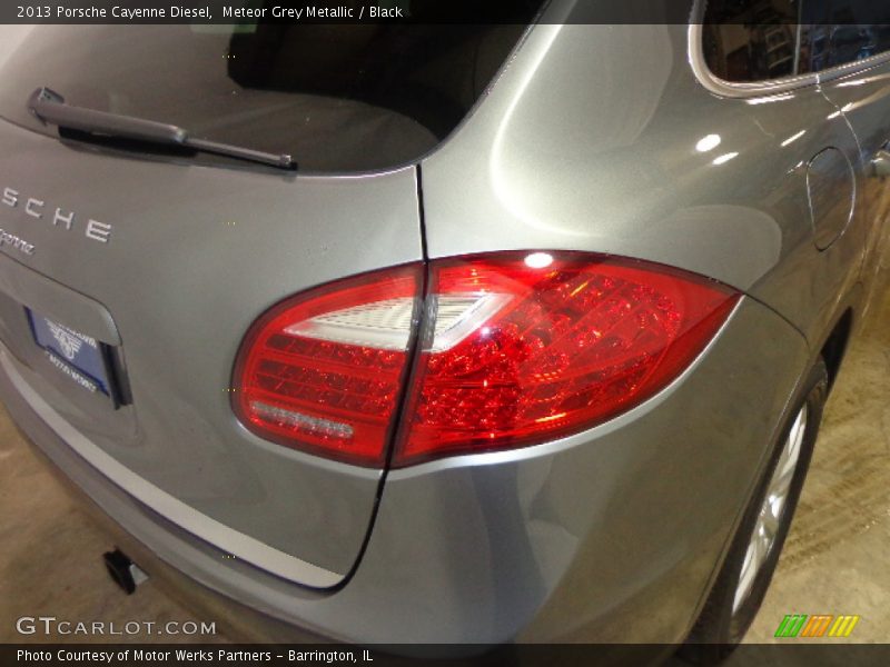 Meteor Grey Metallic / Black 2013 Porsche Cayenne Diesel