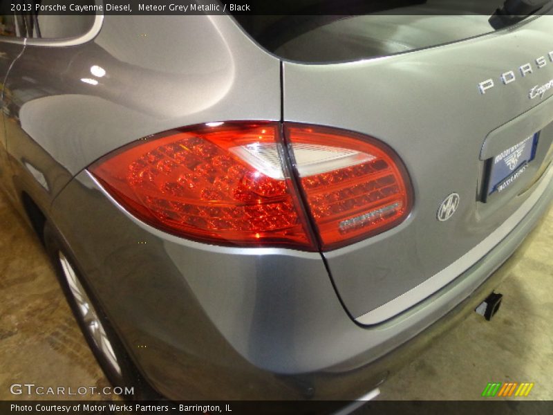 Meteor Grey Metallic / Black 2013 Porsche Cayenne Diesel