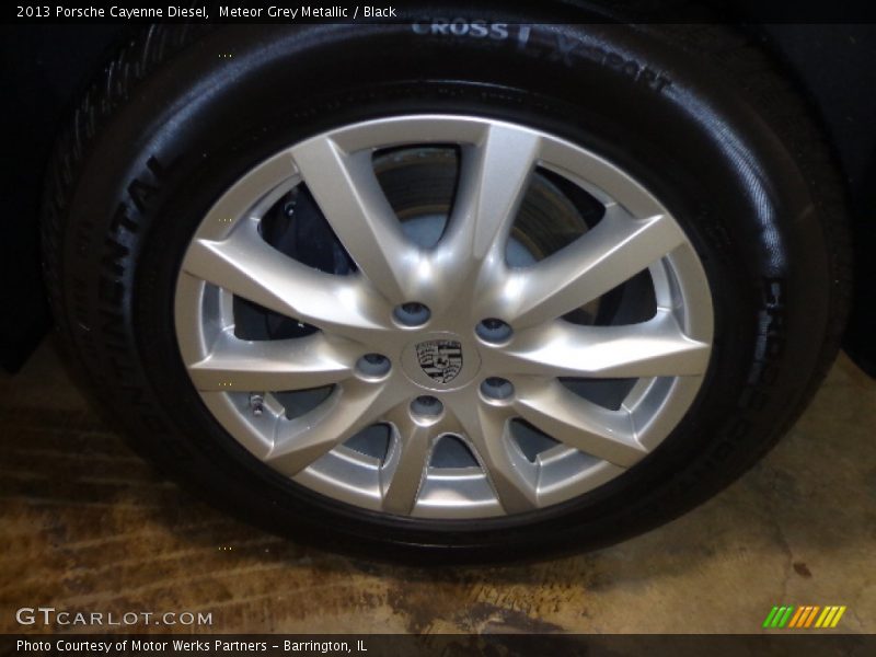 Meteor Grey Metallic / Black 2013 Porsche Cayenne Diesel