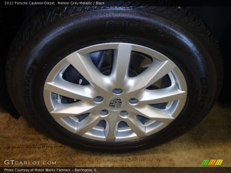 Meteor Grey Metallic / Black 2013 Porsche Cayenne Diesel