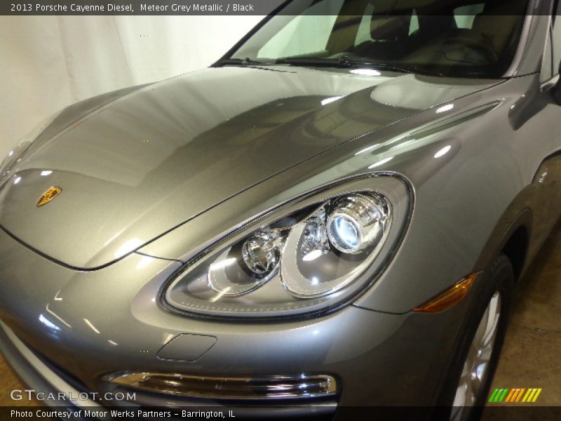 Meteor Grey Metallic / Black 2013 Porsche Cayenne Diesel