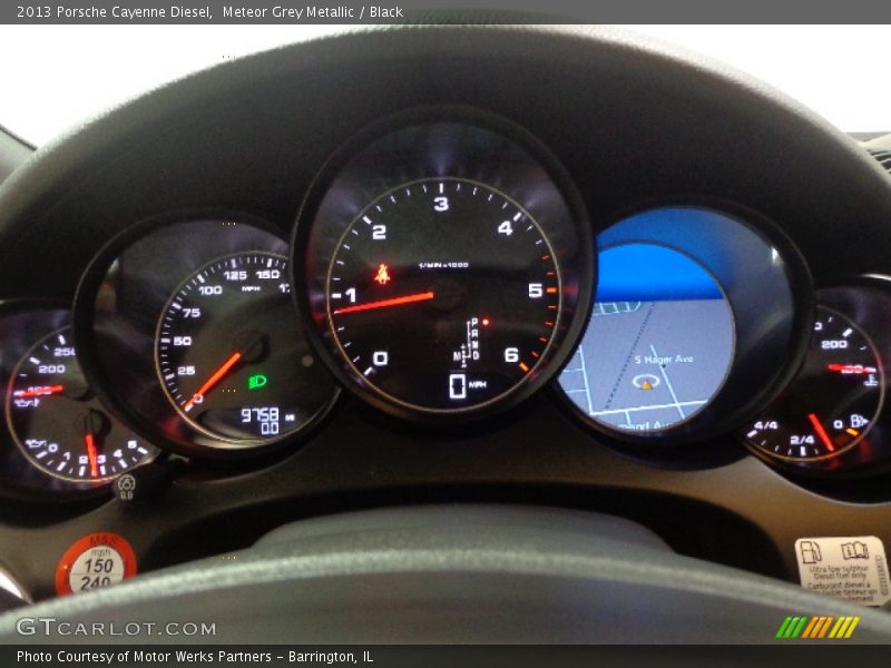 Meteor Grey Metallic / Black 2013 Porsche Cayenne Diesel