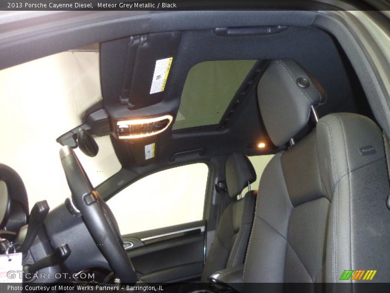 Meteor Grey Metallic / Black 2013 Porsche Cayenne Diesel