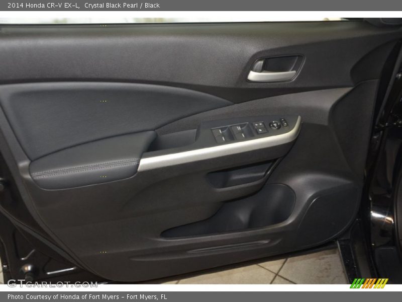 Crystal Black Pearl / Black 2014 Honda CR-V EX-L