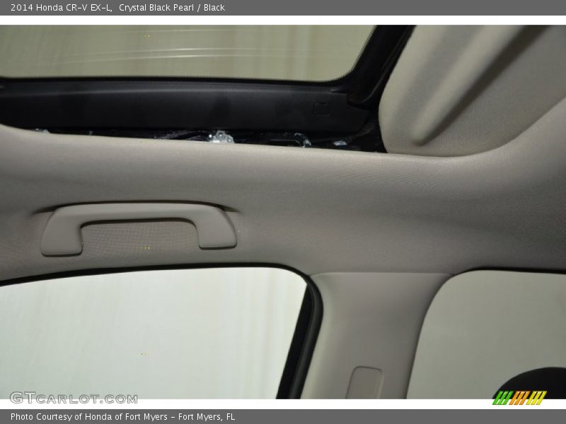 Crystal Black Pearl / Black 2014 Honda CR-V EX-L