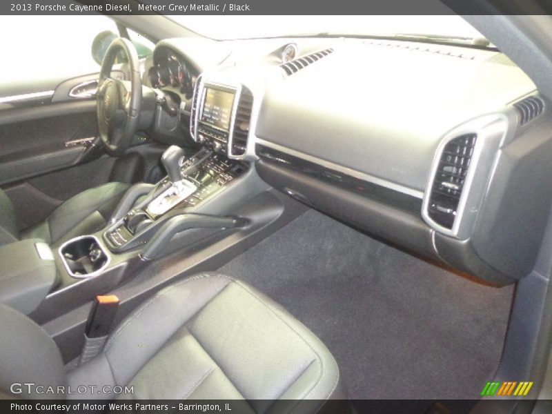 Meteor Grey Metallic / Black 2013 Porsche Cayenne Diesel