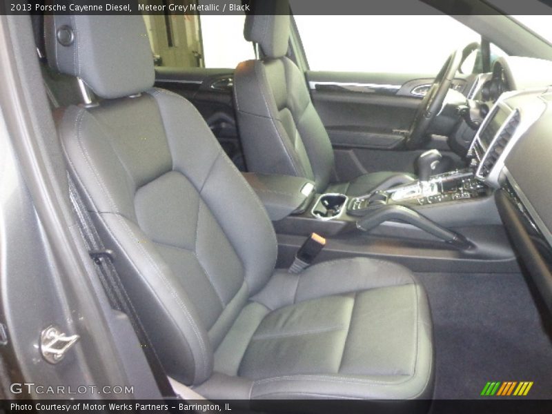 Meteor Grey Metallic / Black 2013 Porsche Cayenne Diesel