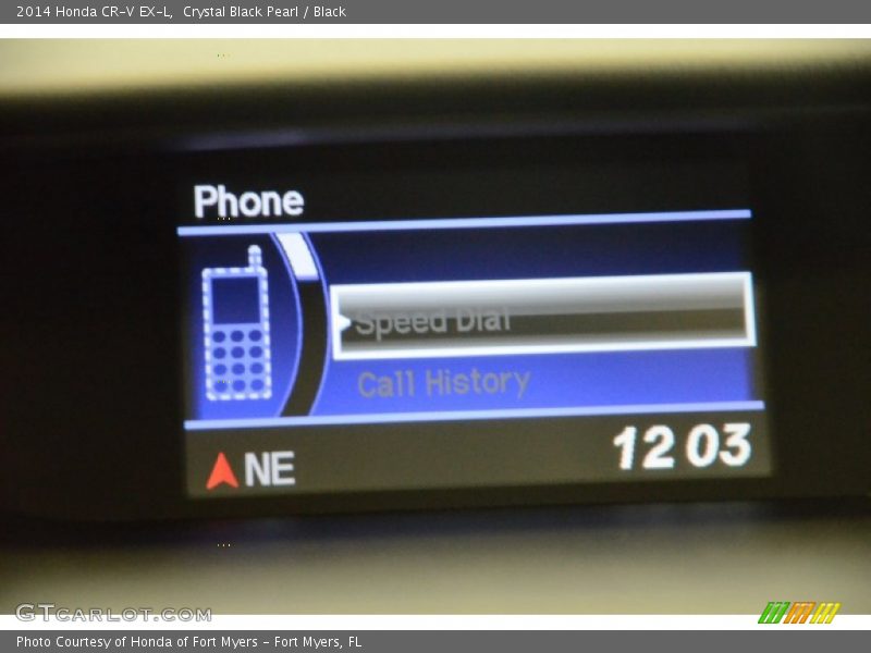 Crystal Black Pearl / Black 2014 Honda CR-V EX-L
