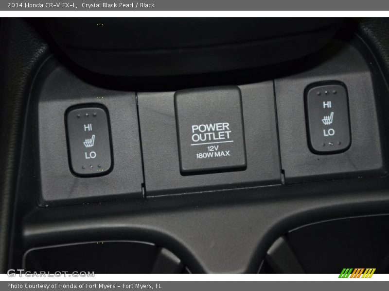 Crystal Black Pearl / Black 2014 Honda CR-V EX-L