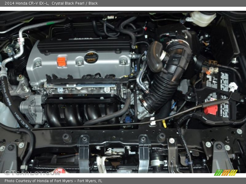 Crystal Black Pearl / Black 2014 Honda CR-V EX-L