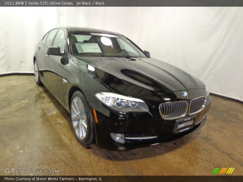 Jet Black / Black 2011 BMW 5 Series 535i xDrive Sedan