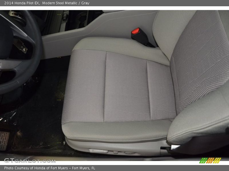 Modern Steel Metallic / Gray 2014 Honda Pilot EX