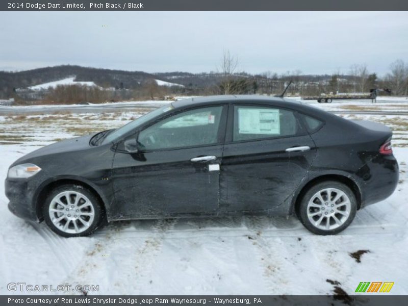 Pitch Black / Black 2014 Dodge Dart Limited