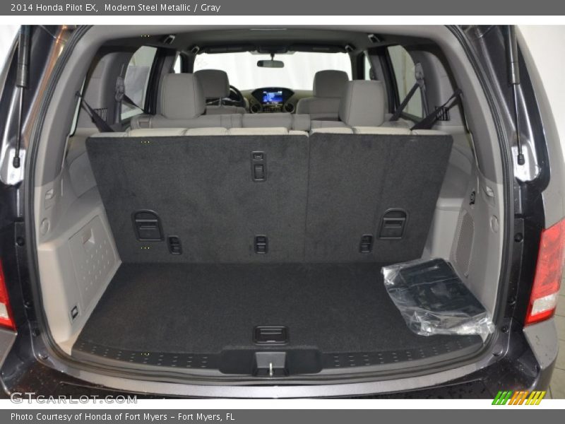 Modern Steel Metallic / Gray 2014 Honda Pilot EX