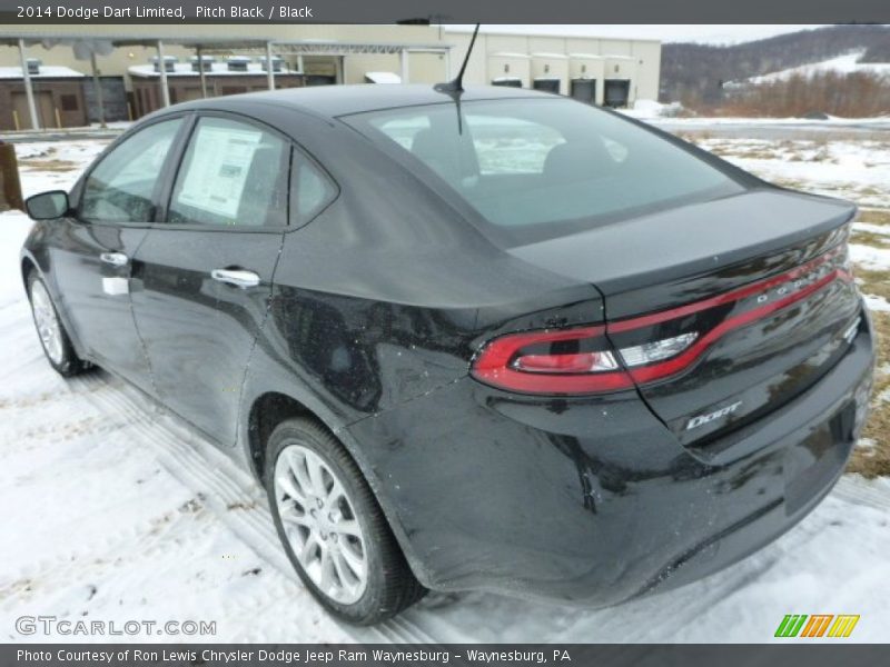 Pitch Black / Black 2014 Dodge Dart Limited