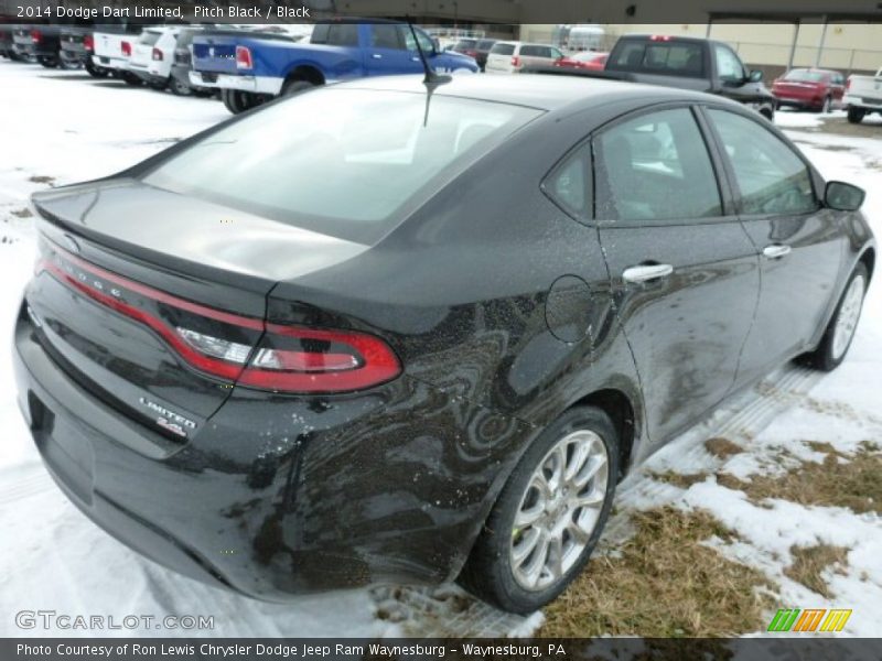 Pitch Black / Black 2014 Dodge Dart Limited