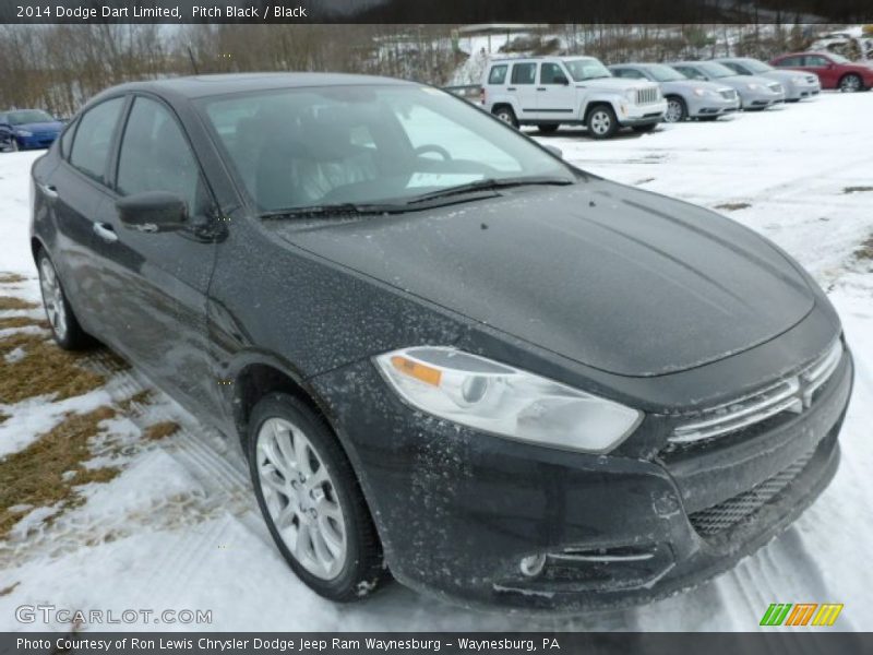 Pitch Black / Black 2014 Dodge Dart Limited