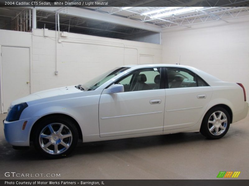 White Diamond / Light Neutral 2004 Cadillac CTS Sedan
