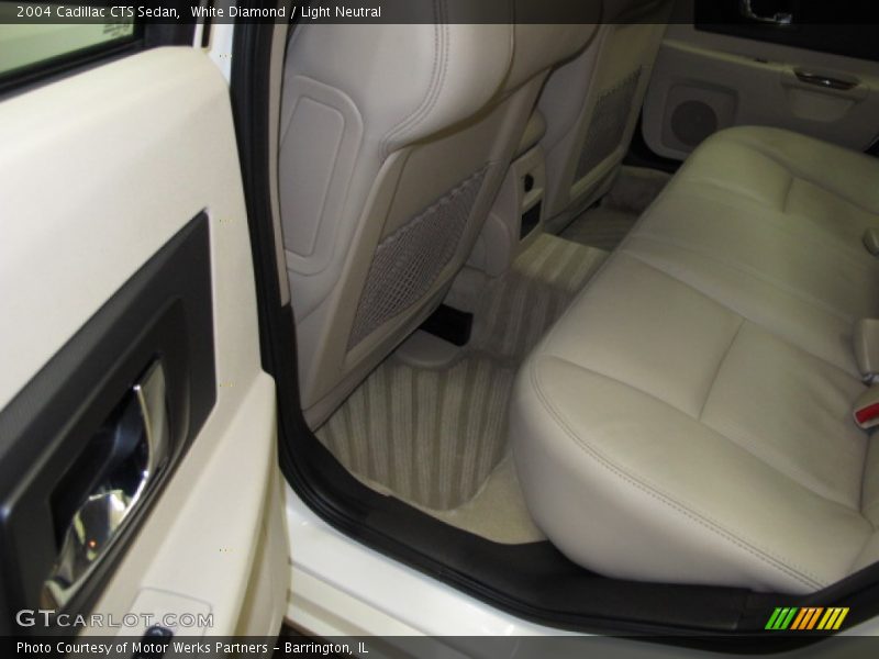 White Diamond / Light Neutral 2004 Cadillac CTS Sedan