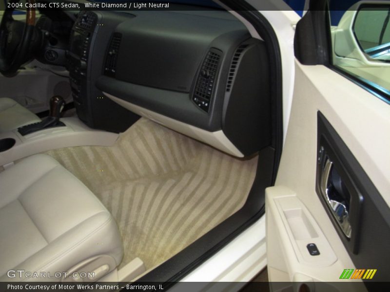 White Diamond / Light Neutral 2004 Cadillac CTS Sedan