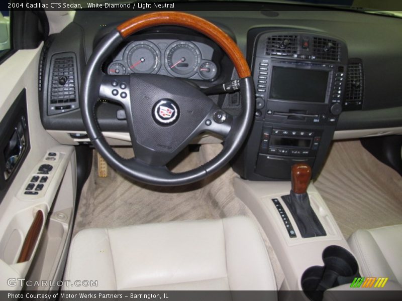 White Diamond / Light Neutral 2004 Cadillac CTS Sedan