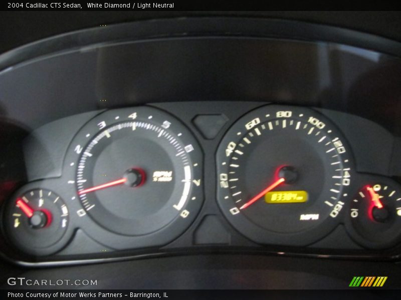 White Diamond / Light Neutral 2004 Cadillac CTS Sedan
