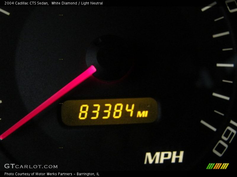 White Diamond / Light Neutral 2004 Cadillac CTS Sedan