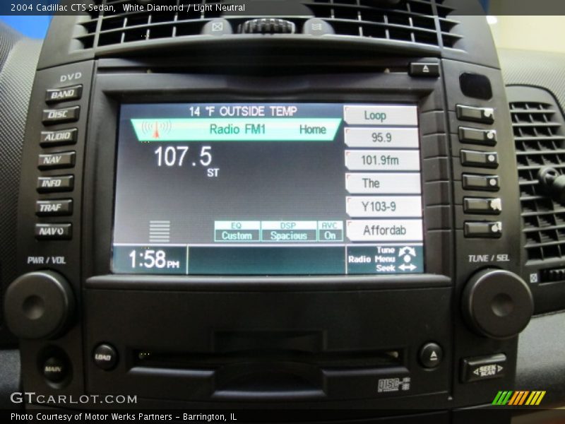 White Diamond / Light Neutral 2004 Cadillac CTS Sedan