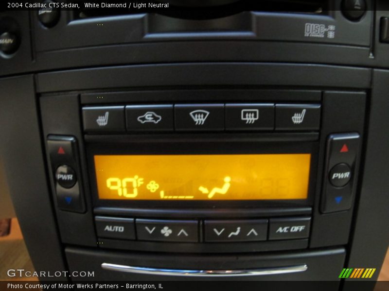 White Diamond / Light Neutral 2004 Cadillac CTS Sedan