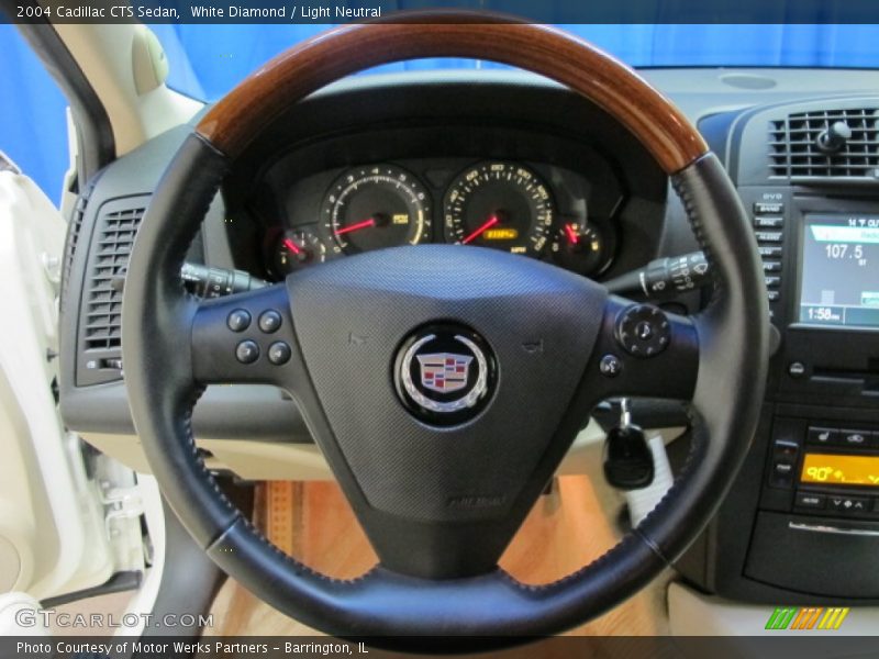 White Diamond / Light Neutral 2004 Cadillac CTS Sedan