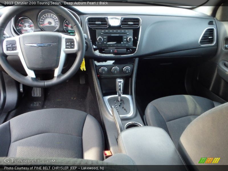 Deep Auburn Pearl / Black 2013 Chrysler 200 Touring Sedan