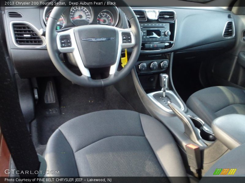 Deep Auburn Pearl / Black 2013 Chrysler 200 Touring Sedan