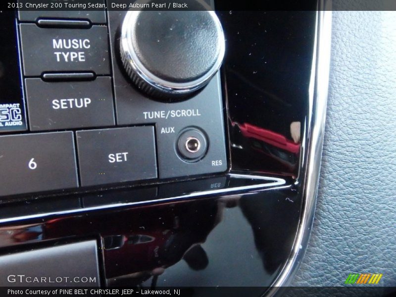 Deep Auburn Pearl / Black 2013 Chrysler 200 Touring Sedan