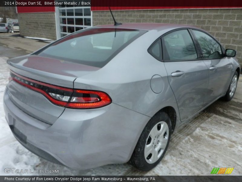 Billet Silver Metallic / Black 2014 Dodge Dart SE