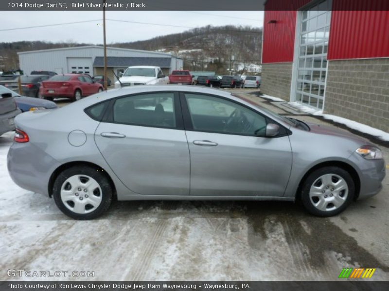 Billet Silver Metallic / Black 2014 Dodge Dart SE